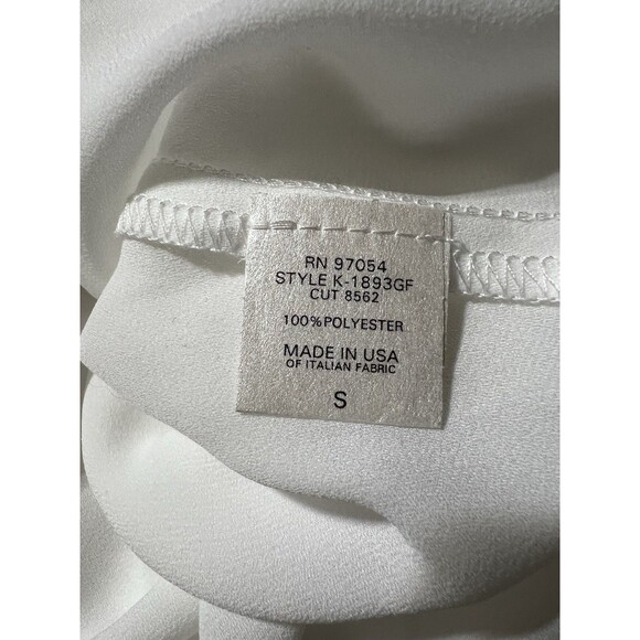 KRISA Swing Cami Top Sz S Ivory with Gold Detail NWT - Picture 7 of 7